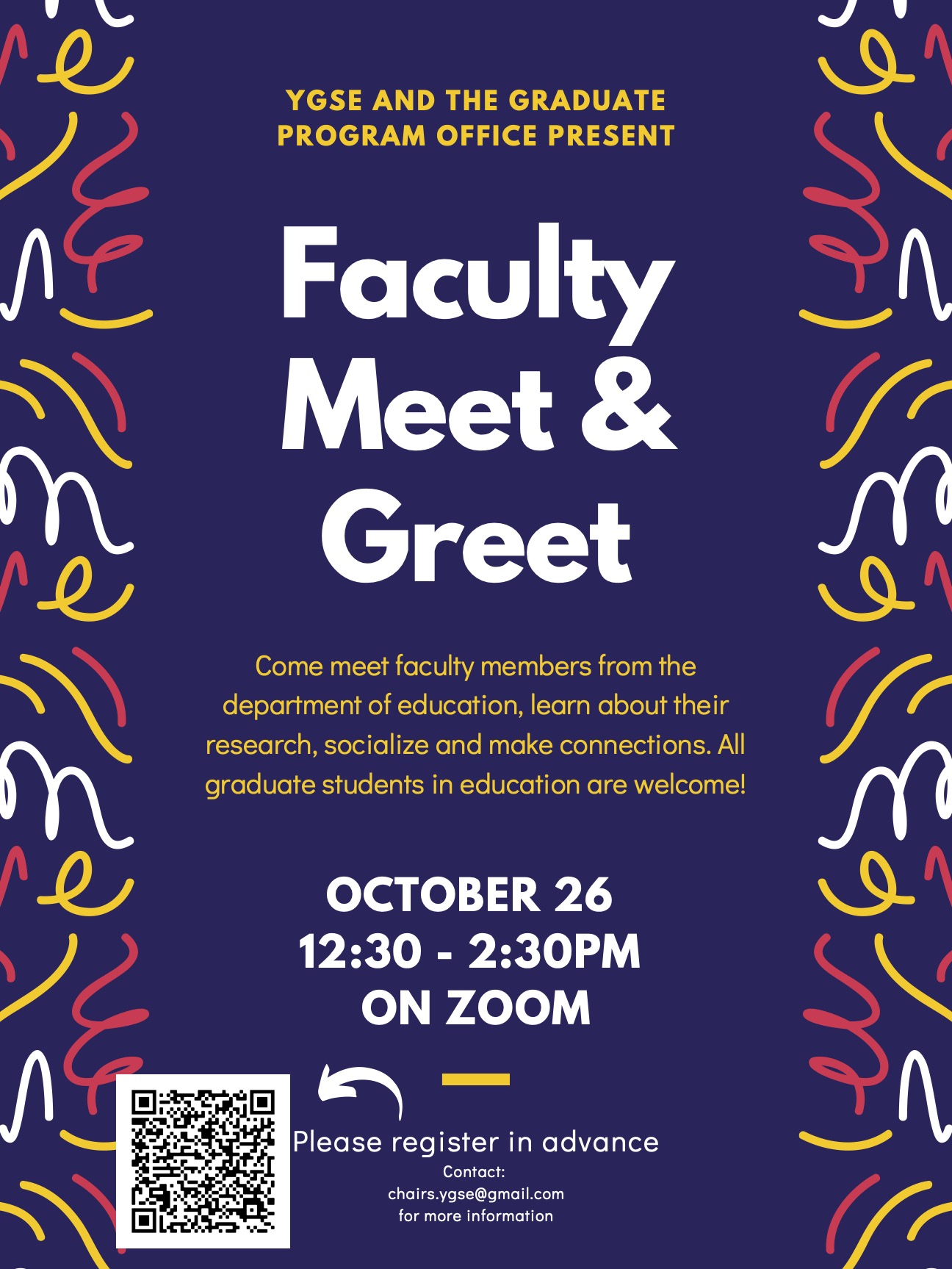 Register for the YGSE Faculty Meet & Greet! | York Graduate Students in ...